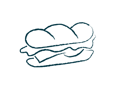 knop broodje lekker bij foodmaster blauw